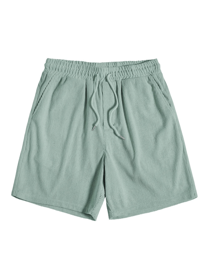 Stylisches Herren Sommer-Set mit Hemd und Cord-Shorts - SommerKern