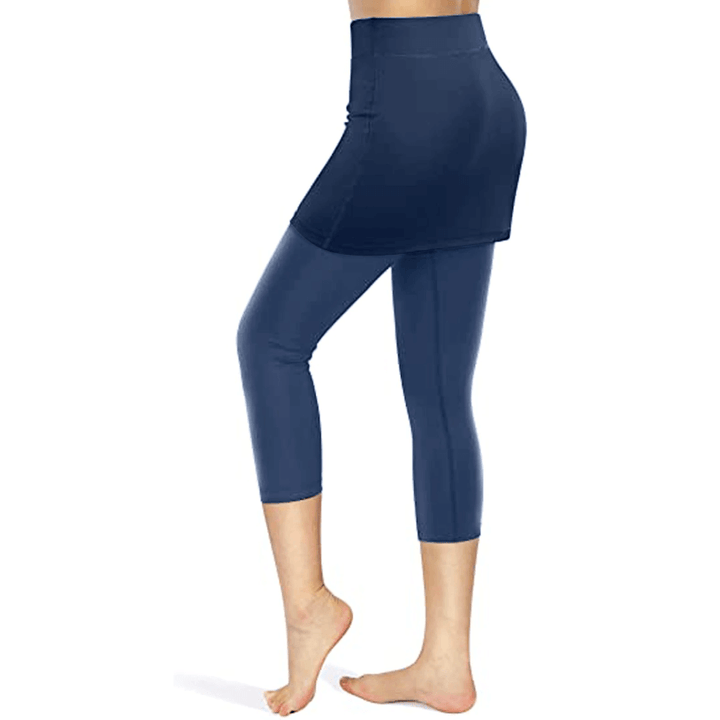 Herbstliche Rock-Leggings mit praktischen Seitentaschen – Mireille