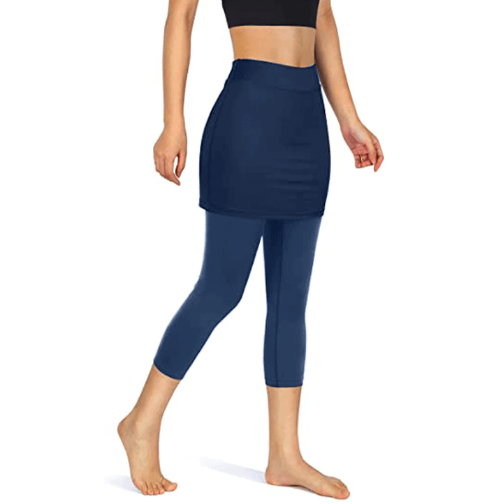 Herbstliche Rock-Leggings mit praktischen Seitentaschen – Mireille