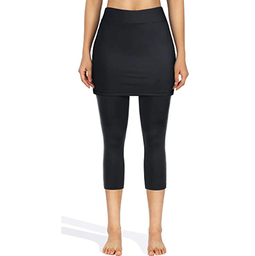 Herbstliche Rock-Leggings mit praktischen Seitentaschen – Mireille