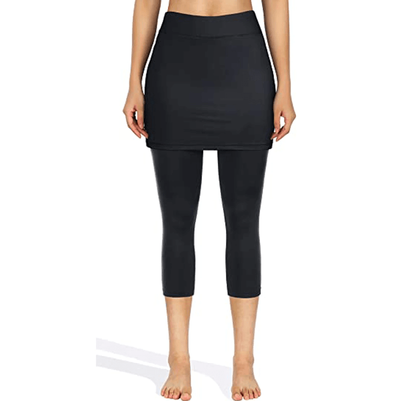 Herbstliche Rock-Leggings mit praktischen Seitentaschen – Mireille