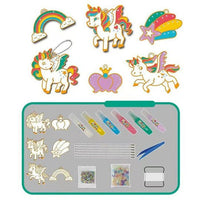 Kreatives Bastelset für Kinder – Funkelnde Anhänger selbst gestalten