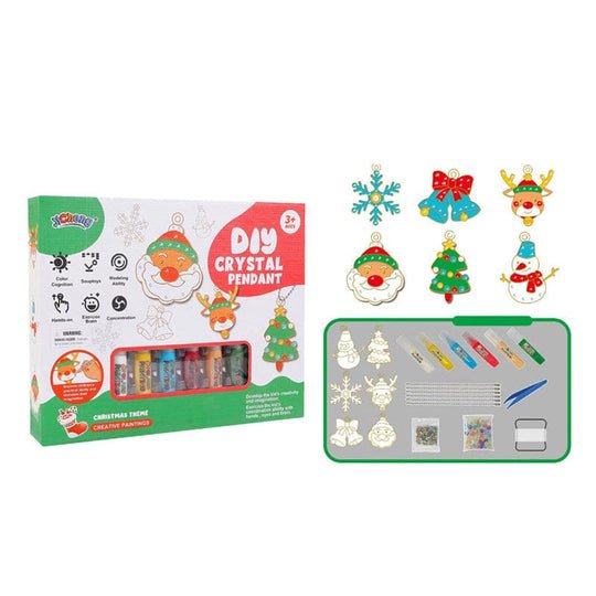 Kreatives Bastelset für Kinder – Funkelnde Anhänger selbst gestalten