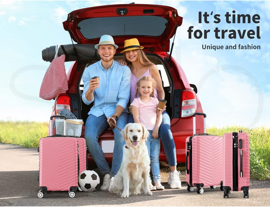 Hartschalen-Handgepäckkoffer mit Schloss & Spinner-Rollen – Rosemont