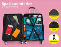 Hartschalen-Handgepäckkoffer mit Schloss & Spinner-Rollen – Rosemont