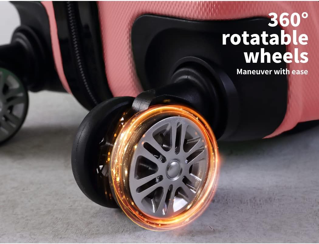 Hartschalen-Handgepäckkoffer mit Schloss & Spinner-Rollen – Rosemont