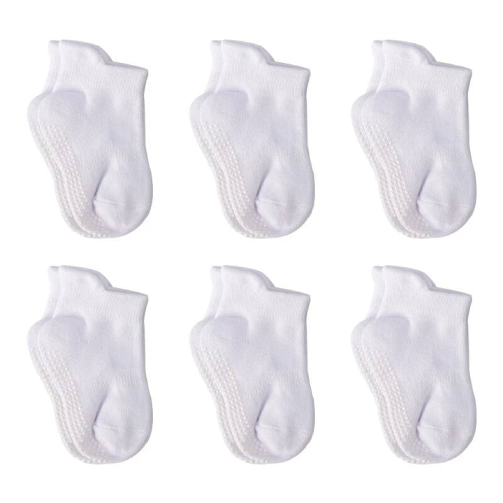 6 Paar Anti-Rutsch Babysocken – Finn