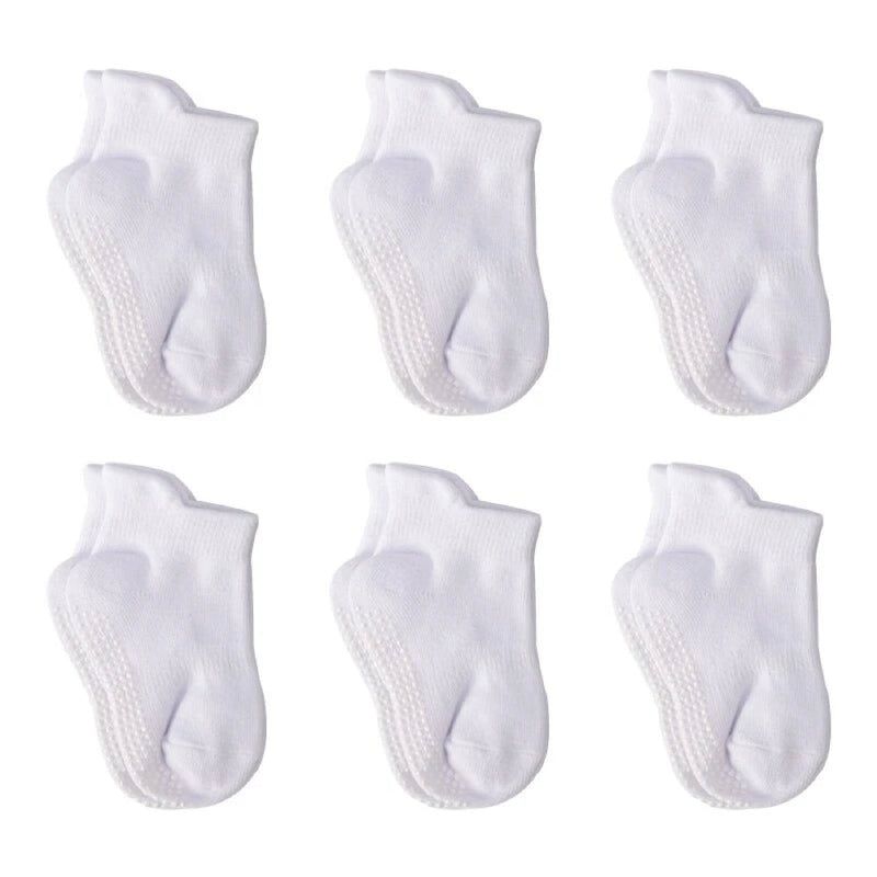 6 Paar Anti-Rutsch Babysocken – Finn