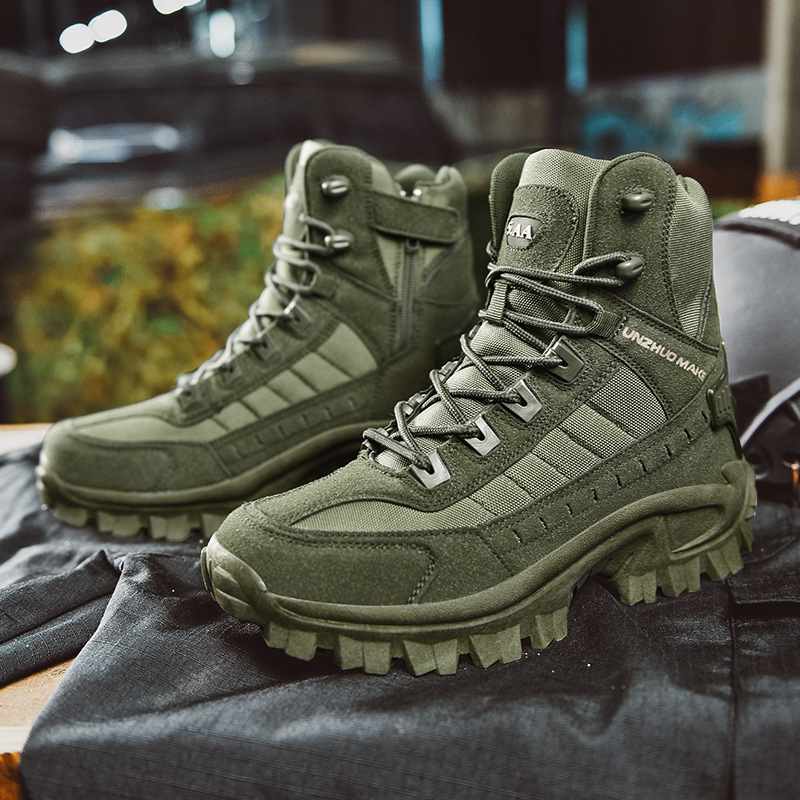 Wasserdichte taktische Herbst-Arbeitsstiefel mit Anti-Durchdringung – TrailForce Tactical