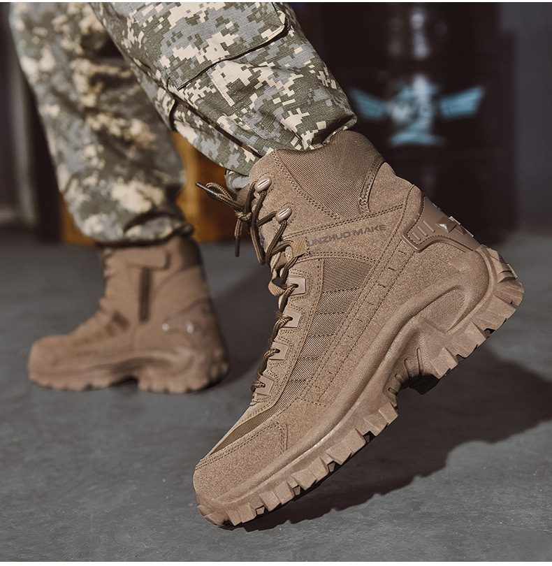Wasserdichte taktische Herbst-Arbeitsstiefel mit Anti-Durchdringung – TrailForce Tactical