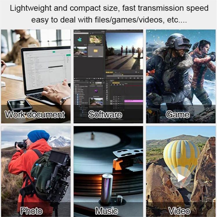 Ultra-dünne tragbare Festplatte 10TB mit USB 3.0 – Axton