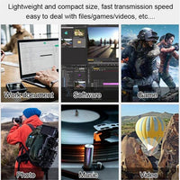 Ultra-dünne tragbare Festplatte 10TB mit USB 3.0 – Axton