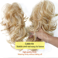 Messy Clip-in Bun mit Seitenclip – Elina