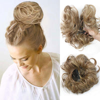 Messy Clip-in Bun mit Seitenclip – Elina