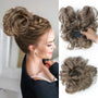 Messy Clip-in Bun mit Seitenclip – Elina