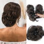 Messy Clip-in Bun mit Seitenclip – Elina
