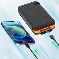 Solar-Powerbank mit 4 Panels und 3 USB-Ausgängen – SunCore