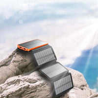 Solar-Powerbank mit 4 Panels und 3 USB-Ausgängen – SunCore