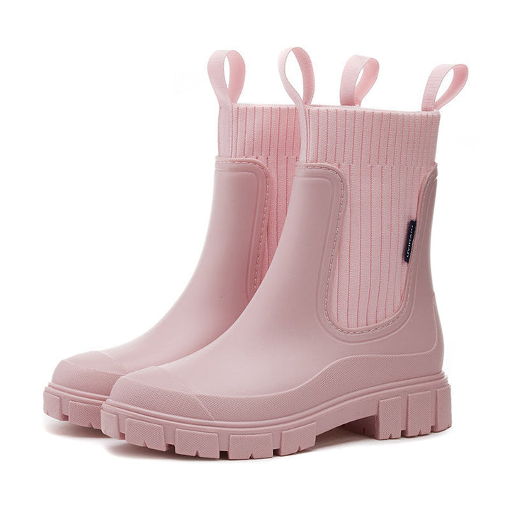 Damen Regenstiefel wasserdicht mit dicker Profilsohle – Arvella