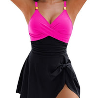 Trendy Einteiler-Badeanzug mit Cut-Outs & Wickeldesign – Elina