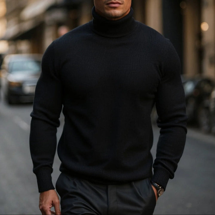 Weicher & Bequemer Herren Rollkragenpullover aus Baumwolle – Jonas
