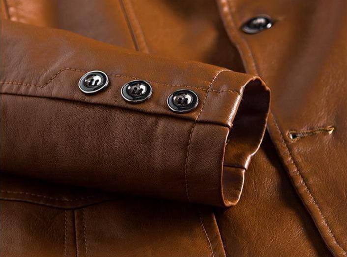 Herren-Lederblazer – Leonardo Herbstedition