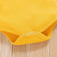 2-teiliges Baby-Outfit mit Sonnenblumenmuster – SonnenLächeln