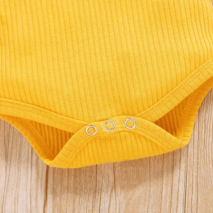 2-teiliges Baby-Outfit mit Sonnenblumenmuster – SonnenLächeln