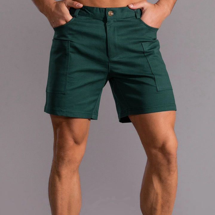 Herren Utility-Shorts aus Stretch-Baumwollmix – Finn