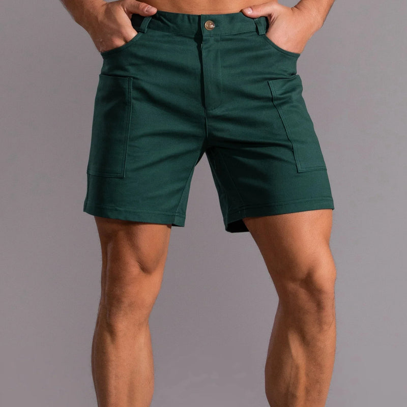 Herren Utility-Shorts aus Stretch-Baumwollmix – Finn