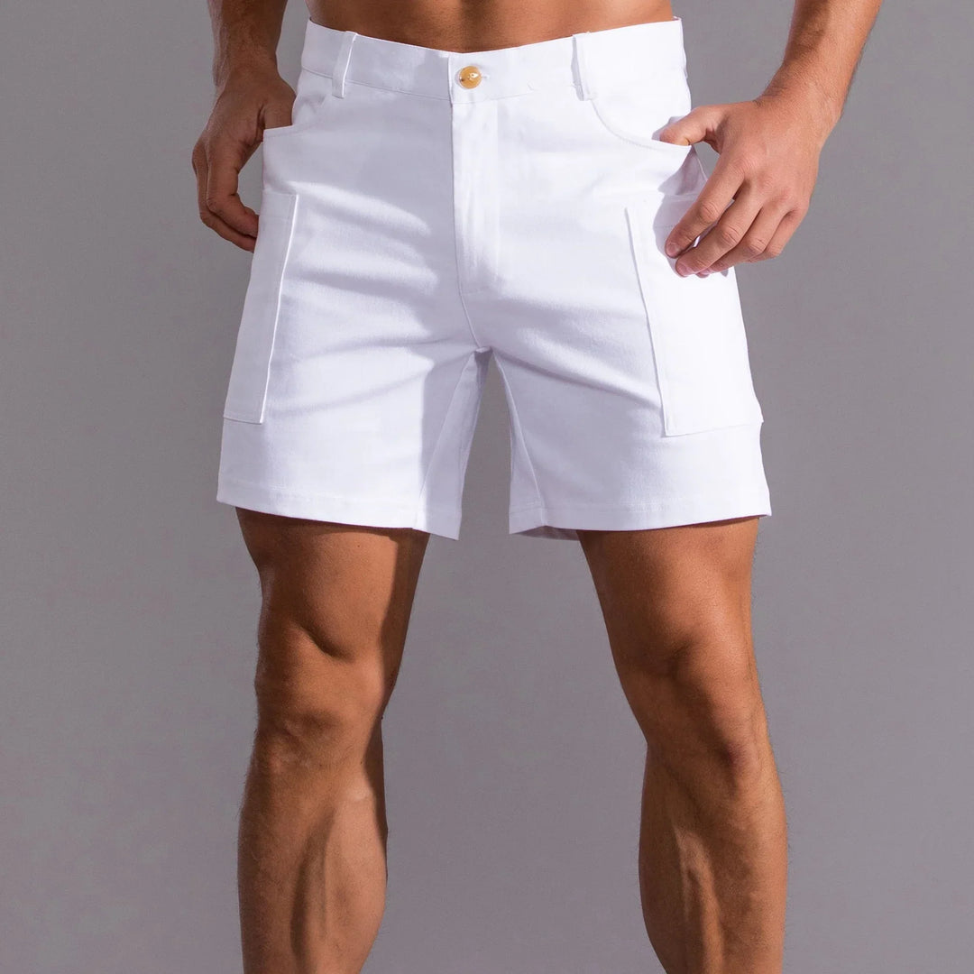 Herren Utility-Shorts aus Stretch-Baumwollmix – Finn