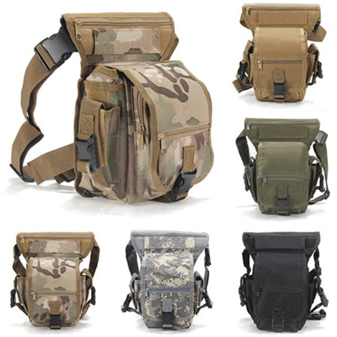 Strapazierfähige Taktische Oberschenkel-Tasche für Herren – Wasserdichtes Multi-Taschen-Design