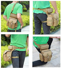 Strapazierfähige Taktische Oberschenkel-Tasche für Herren – Wasserdichtes Multi-Taschen-Design