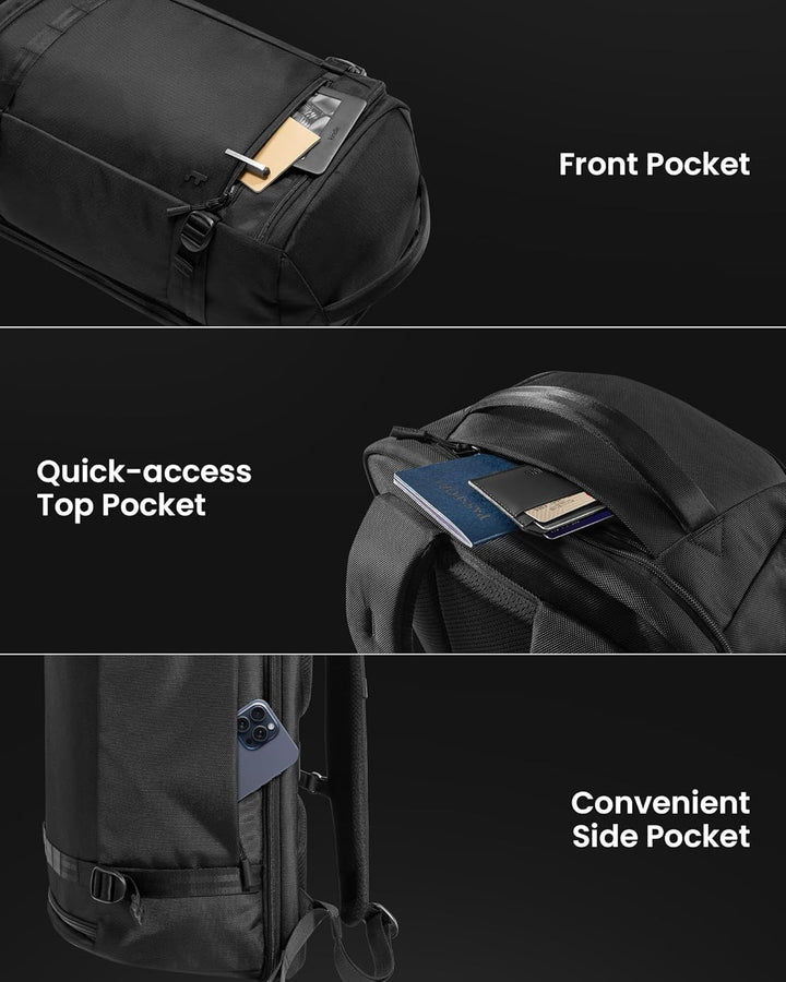 38L TSA-freundlicher Handgepäck-Reiserucksack mit Laptopfach