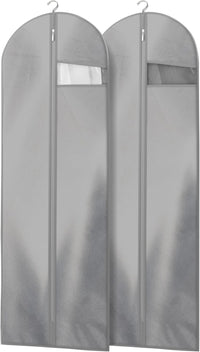 Schwerer Reise-Kleidersack mit Klarsichtfenster & Zubehörfächern – 2 zum Preis von 1