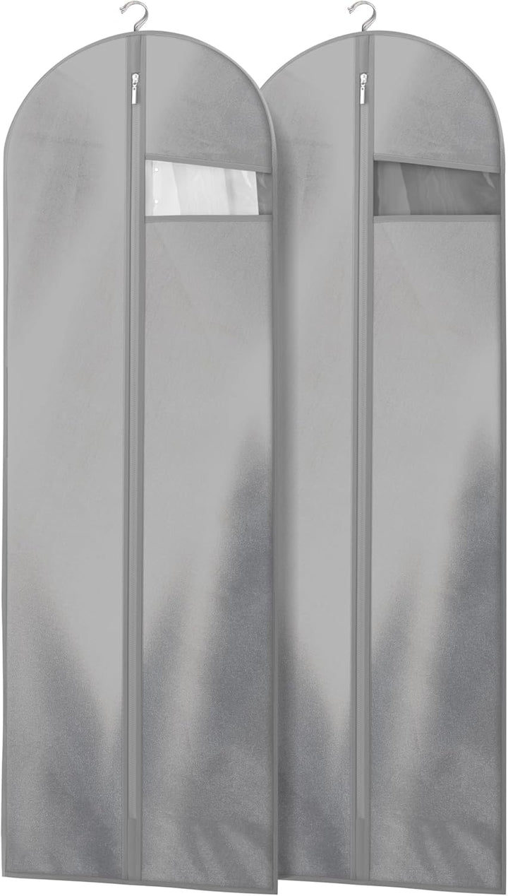 Schwerer Reise-Kleidersack mit Klarsichtfenster & Zubehörfächern – 2 zum Preis von 1