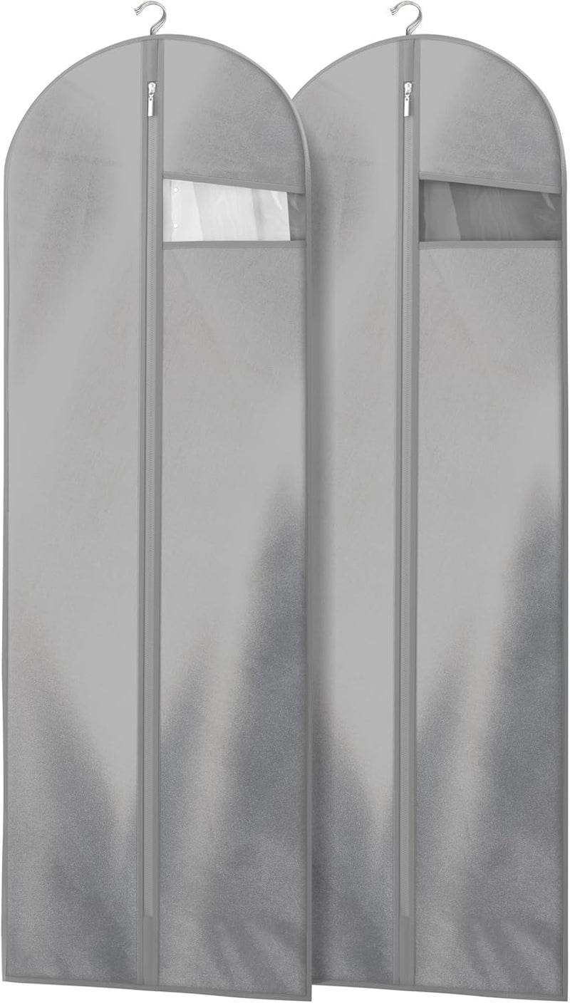 Schwerer Reise-Kleidersack mit Klarsichtfenster & Zubehörfächern – 2 zum Preis von 1