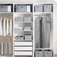 Schwerer Reise-Kleidersack mit Klarsichtfenster & Zubehörfächern – 2 zum Preis von 1