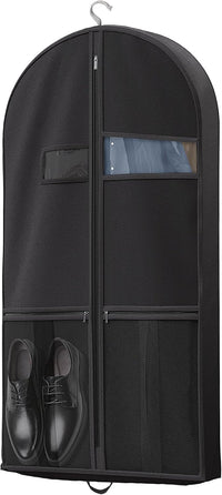 Schwerer Reise-Kleidersack mit Klarsichtfenster & Zubehörfächern – 2 zum Preis von 1