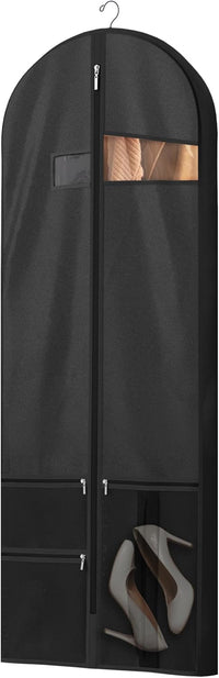 Schwerer Reise-Kleidersack mit Klarsichtfenster & Zubehörfächern – 2 zum Preis von 1