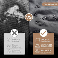 Schwerer Reise-Kleidersack mit Klarsichtfenster & Zubehörfächern – 2 zum Preis von 1