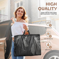 Schwerer Reise-Kleidersack mit Klarsichtfenster & Zubehörfächern – 2 zum Preis von 1