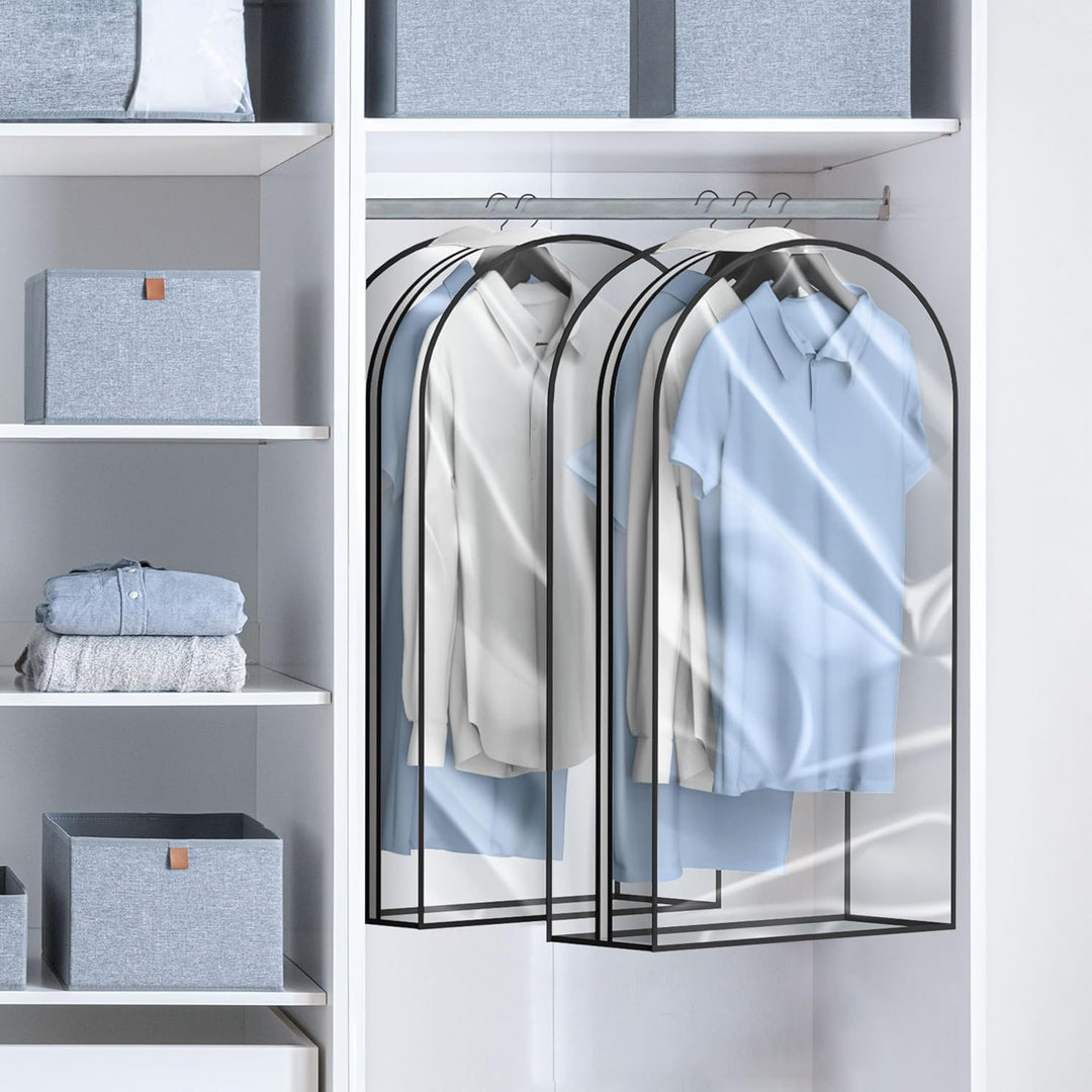 Schwerer Reise-Kleidersack mit Klarsichtfenster & Zubehörfächern – 2 zum Preis von 1