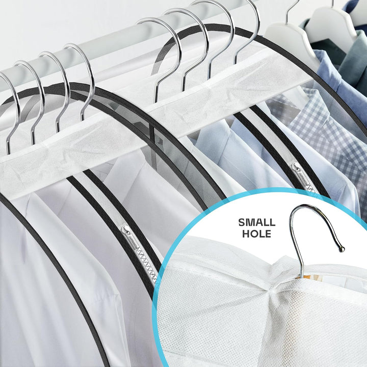 Schwerer Reise-Kleidersack mit Klarsichtfenster & Zubehörfächern – 2 zum Preis von 1