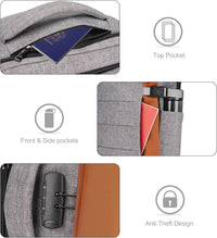 40L Wasserdichter Reise-Laptop-Rucksack mit USB-Anschluss & Diebstahlschutz – AeroPack