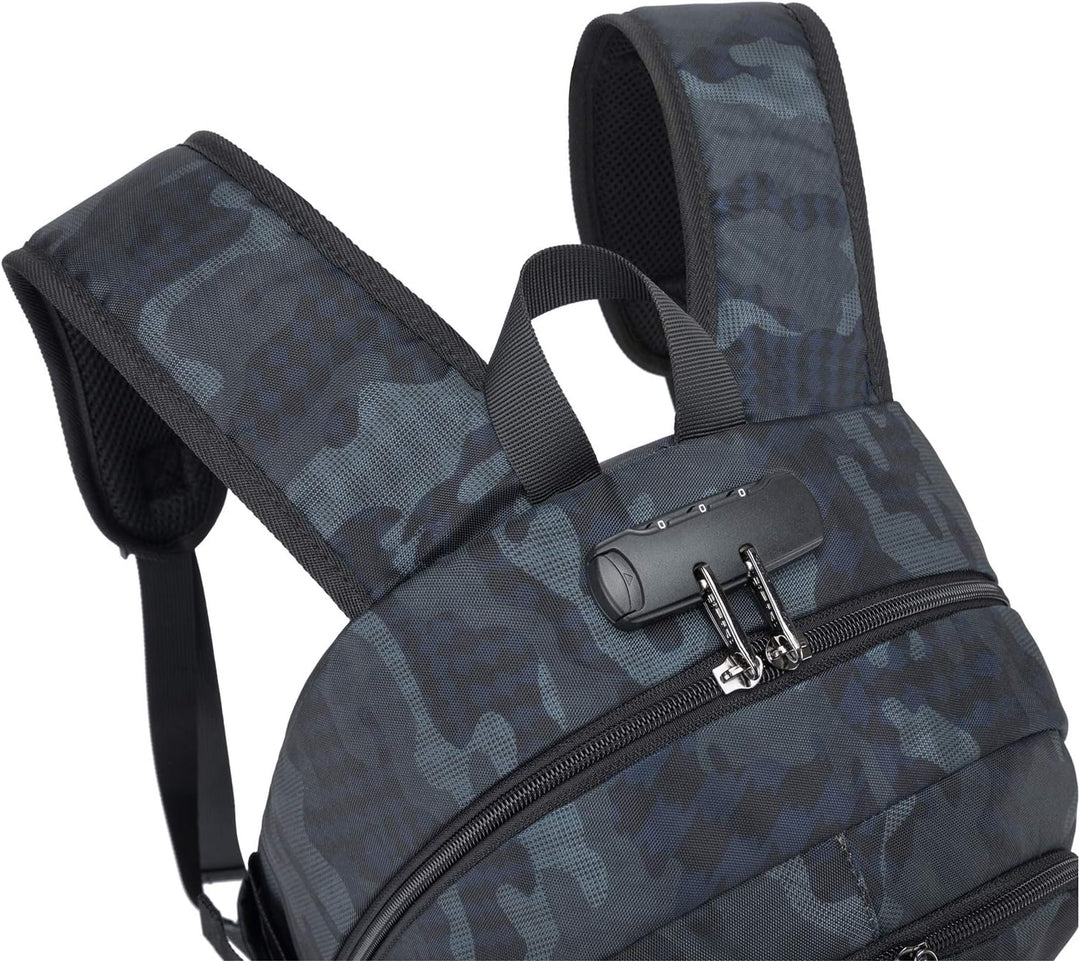 Extra großer Anti-Diebstahl Laptop- und Reiserucksack mit USB-Anschluss – 30–50L