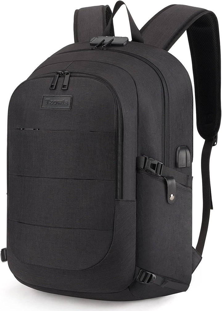 Extra großer Anti-Diebstahl Laptop- und Reiserucksack mit USB-Anschluss – 30–50L