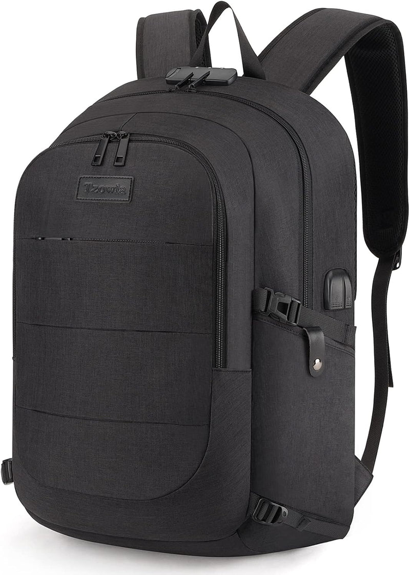 Extra großer Anti-Diebstahl Laptop- und Reiserucksack mit USB-Anschluss – 30–50L