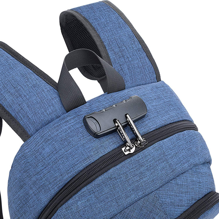 Extra großer Anti-Diebstahl Laptop- und Reiserucksack mit USB-Anschluss – 30–50L