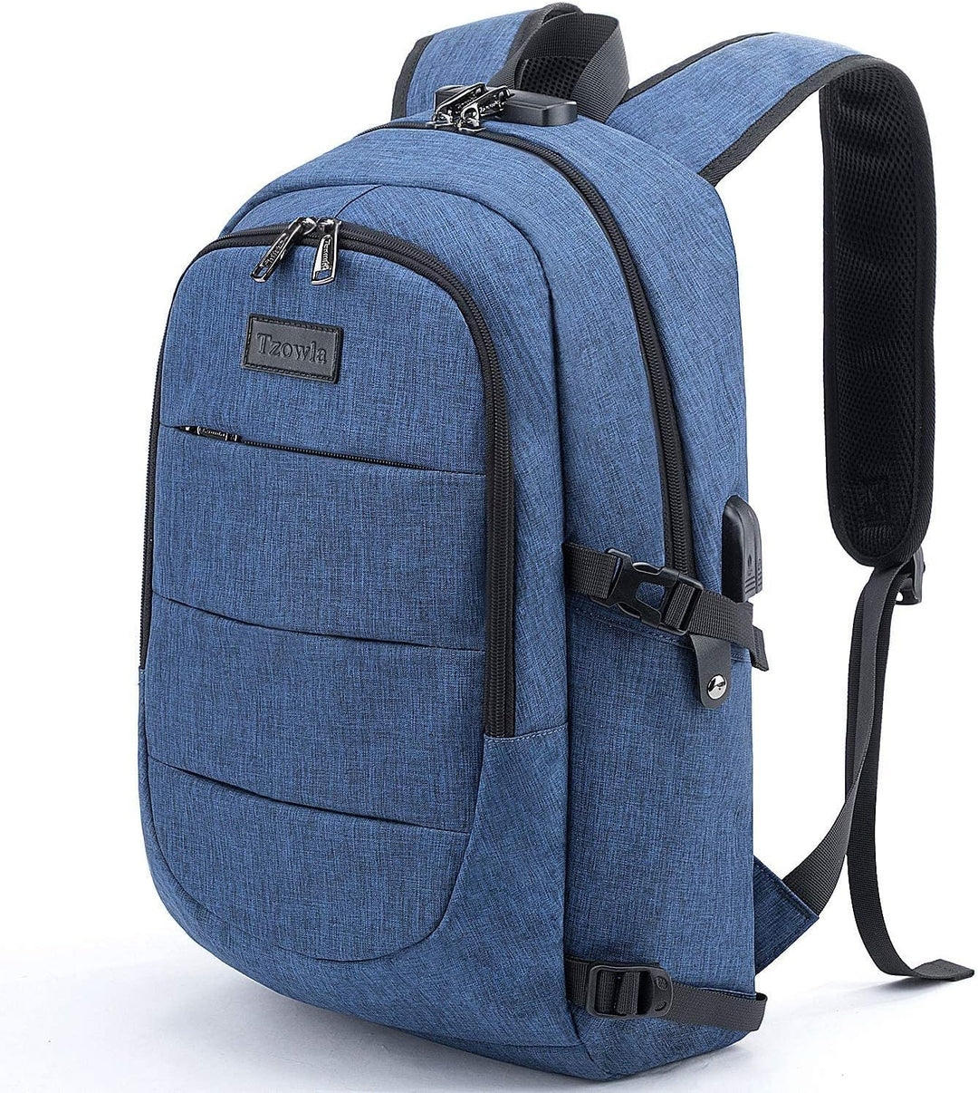 Extra großer Anti-Diebstahl Laptop- und Reiserucksack mit USB-Anschluss – 30–50L